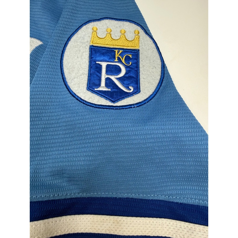 Mitchell & Ness Bo Jackson Kansas City Royals Jersey 16 Powder Blue Mens M - Picture 5 of 14